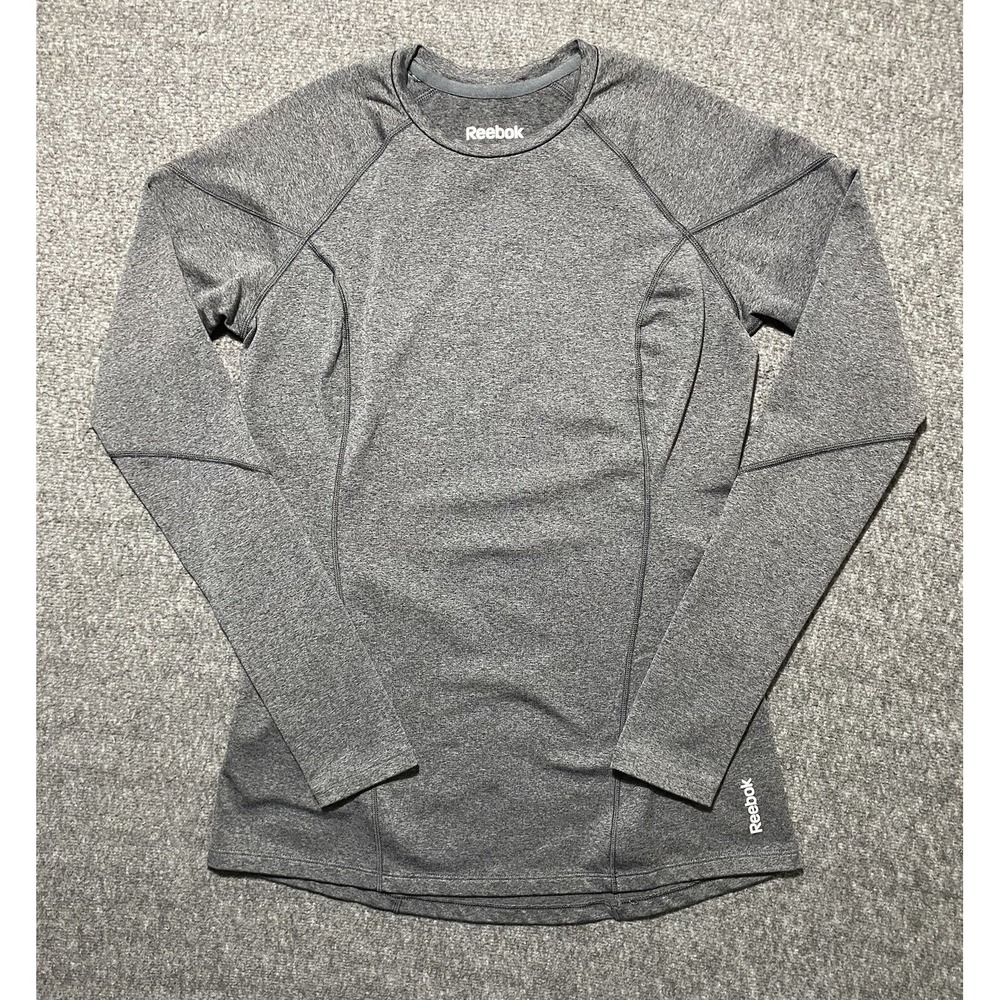 Reebok- Women's Long sleeve Active/play warm shirt Charcoal Size M